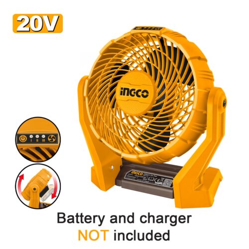 CFALI2007-1.jpg Ανεμιστήρας Μπαταρίας 20V Li-Ion SOLO