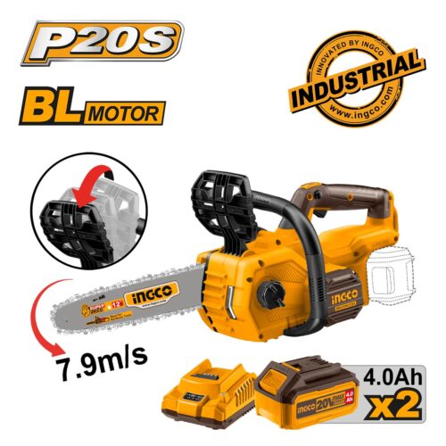 CGSLI201286-1.jpg Αλυσοπρίονο Μπαταρίας 20V Li-Ion με 12"/30cm Λάμα