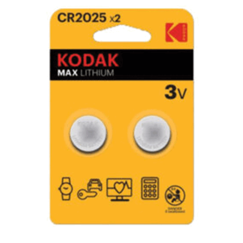 KODAK ΜΠΑΤΑΡΙΑ CR2025 (2PACK) (min 30ΤΕΜ)