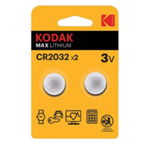 KODAK ΜΠΑΤΑΡΙΑ CR2032 2PACK) (min 30ΤΕΜ)