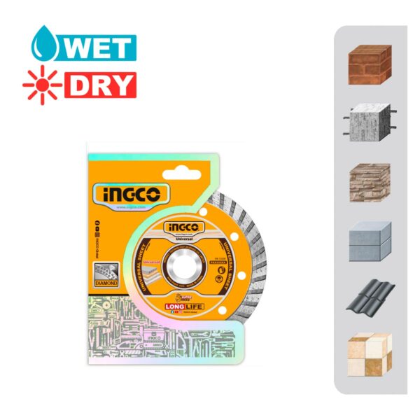 DMD031152-2.jpg Διαμαντόδισκος Δομικών Υλικών Turbo 115mm x 7.5mm