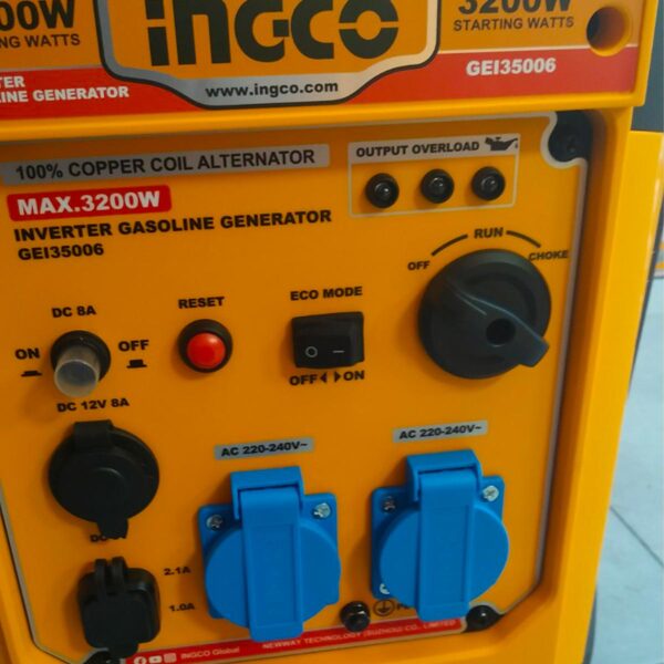 GEI35006-4.jpg Γεννήτρια Inverter Βαλιτσάκι Βενζίνης 3.2kW 4kVA 4HP