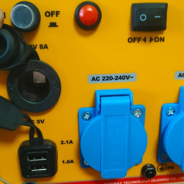 GEI35006-5.jpg Γεννήτρια Inverter Βαλιτσάκι Βενζίνης 3.2kW 4kVA 4HP