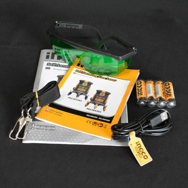 HLL305205-9.jpg Αυτοαλφαδιαζόμενο Laser με 5 Πράσινες Δέσμες