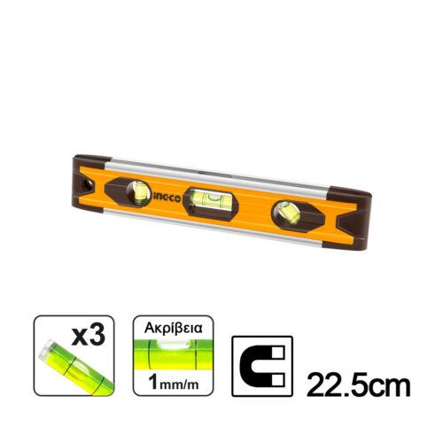 HMSL01030-1.jpg Αλφάδι Μίνι Μαγνητικό Alu 22.5cm