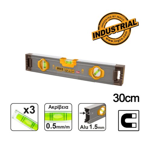 HSL38030M-1.jpg Αλφάδι Μαγνητικό 30cm