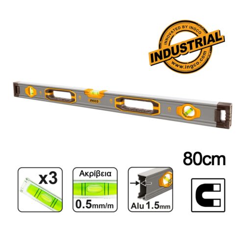HSL38080M-1.jpg Αλφάδι Μαγνητικό 80cm