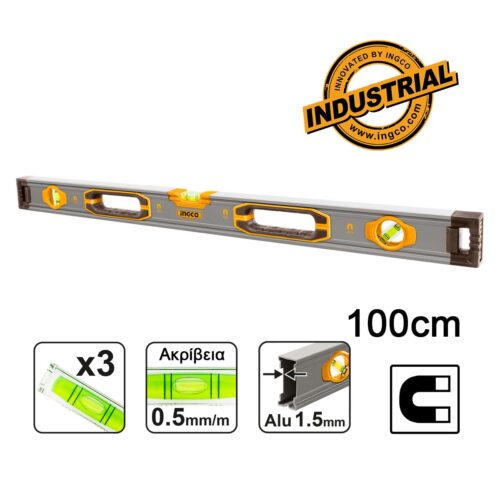 HSL38100M-1.jpg Αλφάδι Μαγνητικό 100cm