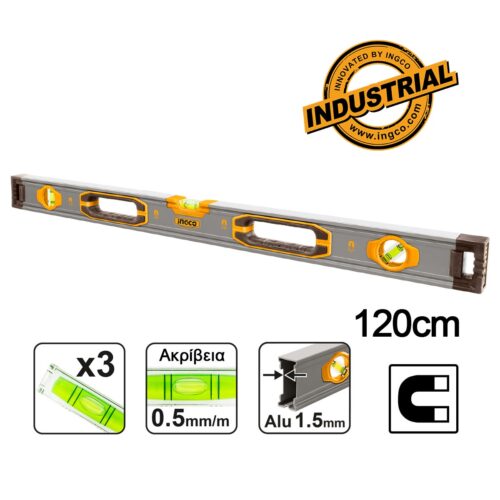 HSL38120M-1.jpg Αλφάδι Μαγνητικό 120cm