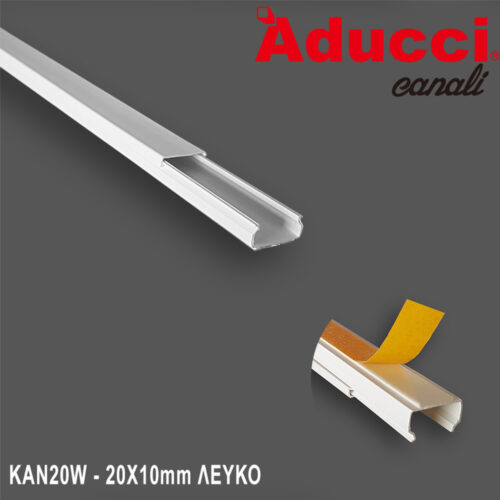 KAN20W.jpg ΚΑΝΑΛΙ “20Χ10” ΛΕΥΚΟ LUCAS (min 100m)