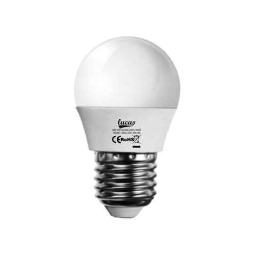 ΣΦΑΙΡΙΚΗ LED 5W E27 2700klv. (min 10ΤΕΜ)