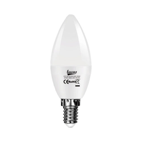 L6213.jpg ΚΕΡΙ LED 5W E14 2700klv (min 10ΤΕΜ)