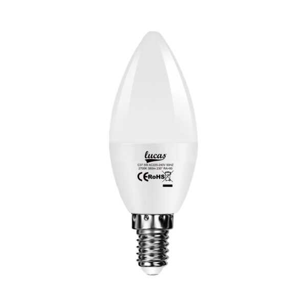ΚΕΡΙ LED 5W E14 2700klv (min 10ΤΕΜ)