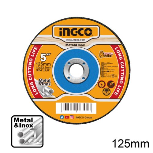 MCD101251-1.jpg Δίσκοι Κοπής Σιδήρου INOX 125mm x 1.0mm