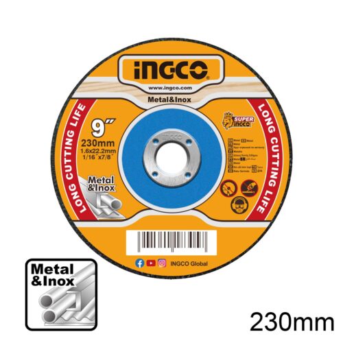 MCD162301-1.jpg Δίσκοι Κοπής Σιδήρου INOX 230mm x 1.6mm