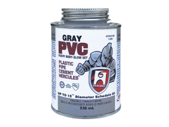 Κόλλα PVC Hercules γκρι