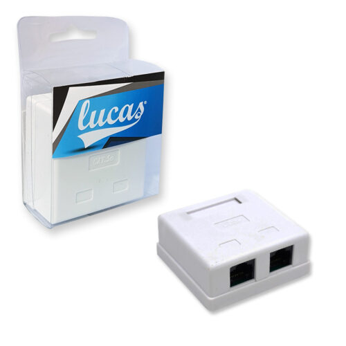 SM195.jpg ΠΡΙΖΑ UTP CAT5E ΔΙΠΛΗ MINI 8P8C