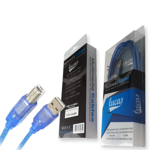 USB1.jpg USB - ΕΚΤΥΠΩΤΗ ΠΡΟΕΚΤ. 5mm 1.5m (ΜΠΛΕ)