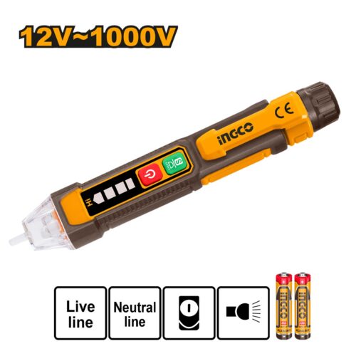 VD100091-1.jpg Ανέπαφο Δοκιμαστικό Τάσης AC 12-1000V/ Φακός led