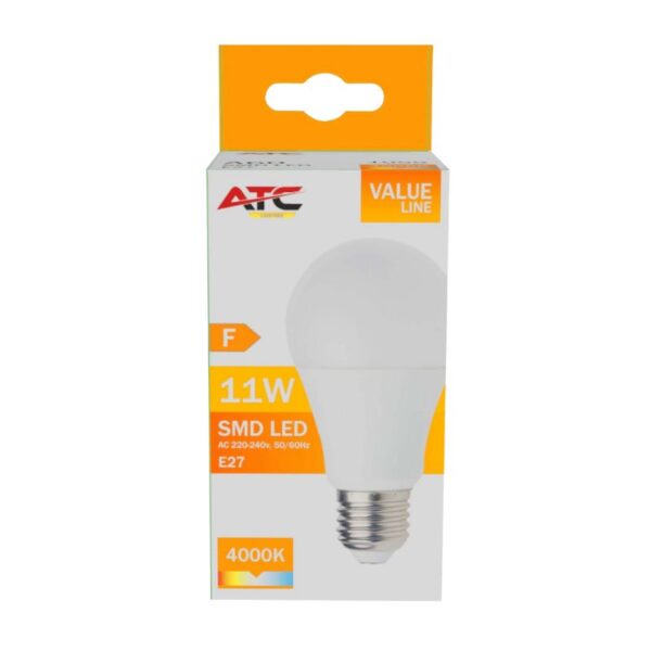 a60_11w_value_7_.jpg ATC SMD LED Λαμπτήρας A60 230V 11W/1055LM E27 4000K