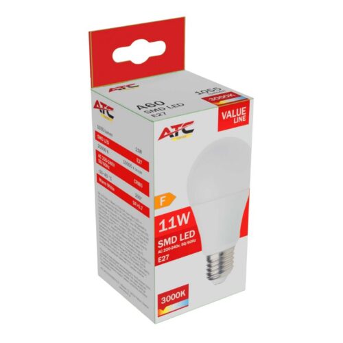 a60_11w_value_8_.jpg ATC SMD Λαμπτήρας LED A60 230V 11W/1055LM E27 3000K