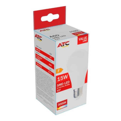 a60_15w_3_.jpg ATC SMD LED Λαμπτήρας A60 230V 15W/1520LM E27 3000K