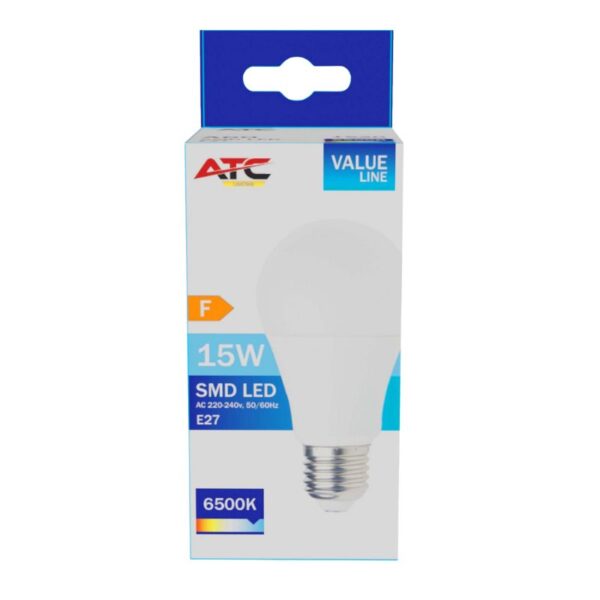 a60_15w_5_.jpg ATC SMD LED Λαμπτήρας A60 230V 15W/1520LM E27 6500K