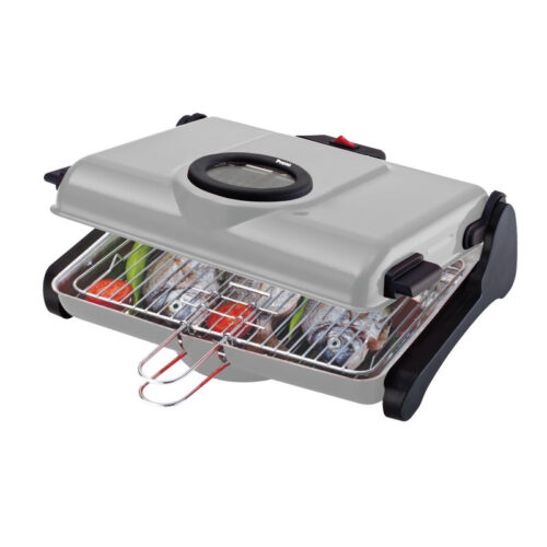 ab661-primo-1200w-2-34x25-silver_0000244.jpeg Ψηστιέρα Παραδοσιακή AB661 Primo 1200W 2πλή σχάρα 34X25εκ. Silver