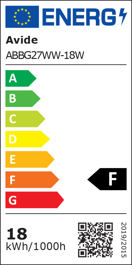 Avide LED Κοινή 18W E27 Θερμό 3000K Value