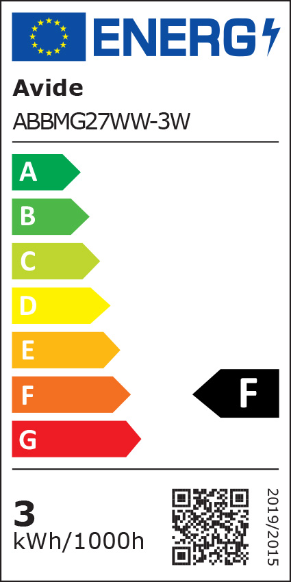 Avide LED Σφαιρική 3W E27 Θερμό 3000K Value