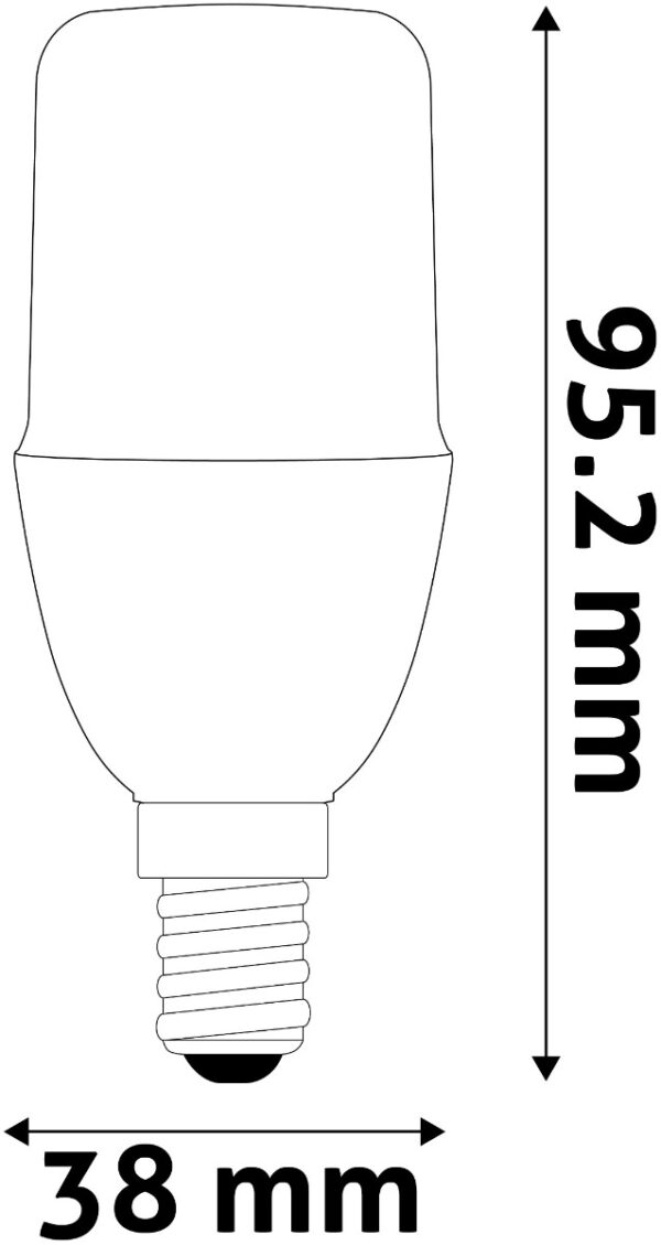 abbse14nw-4w_avide-led-bright-stick-izzo-t37-4w-e14-nw-4000k_3.jpg Avide LED Bright Stick Bulb T37 4W E14 Λευκό 4000K