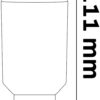 Avide LED Bright Stick Bulb T37 9.5W E27 NW 4000K