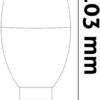 abc14ww-29w_avide-led-candle-29w-e14-ww-3000k-super-high-lumen_2.jpg Avide LED Κερί 2.9W E14 Θερμό 3000K Super Υψηλής Φωτεινότητας