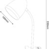 abdl-clip-b-15w_o.jpg Avide Basic Φωτιστικό Γραφείου με Κλιπ E27 15W Μαύρο