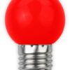 Avide LED Διακοσμητική Λάμπα G45 1W E27 Κόκκινο