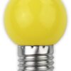Avide LED Διακοσμητική Λάμπα G45 1W E27 Κίτρινο
