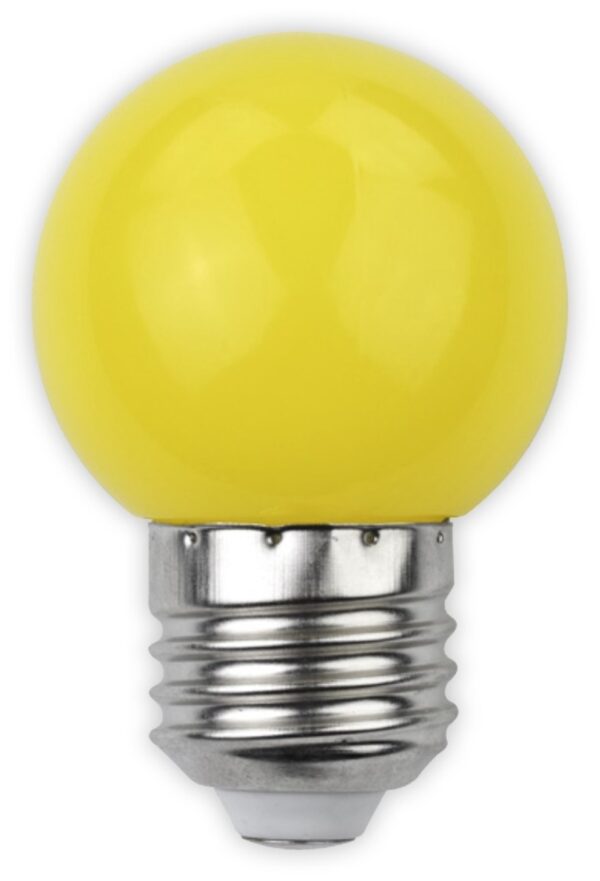 Avide LED Διακοσμητική Λάμπα G45 1W E27 Κίτρινο