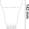 Avide LED Κοινή A70 16W E27 Θερμό 2700K Υψηλής Φωτεινότητας