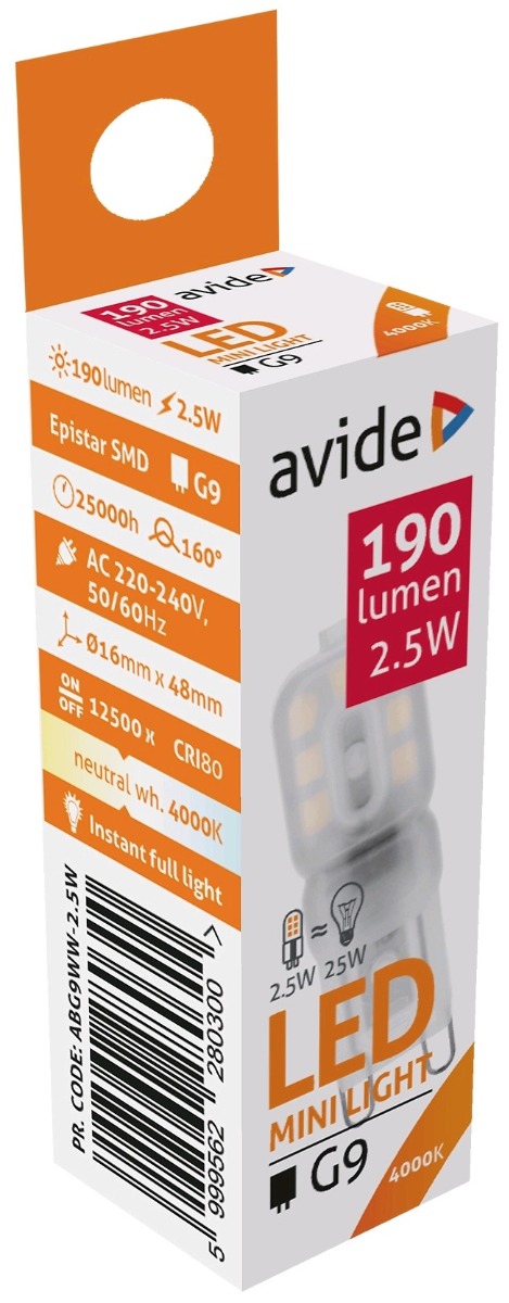 abg9nw-25w_avide-led-25w-g9-160_-nw-4000k.jpg Avide LED G9 2.5W 160° Λευκό 4000K