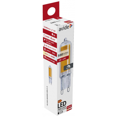 abg9ww-5wn-cl-d_avide-led-5w-g9-cob-ww-3000k-dimm-400x400-1.jpg Avide LED 5W G9 COB WW 3000K Ντιμαριζόμενο