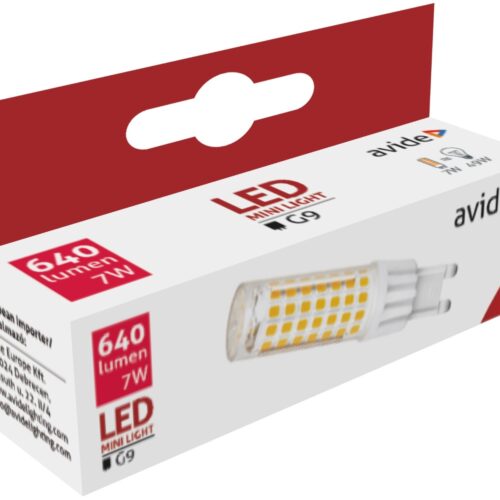 abg9ww-7w-b_avide-led-7w-g9-ww-3000k-fekvo.jpg Avide LED 7W G9 220° Θερμό 3000K flat