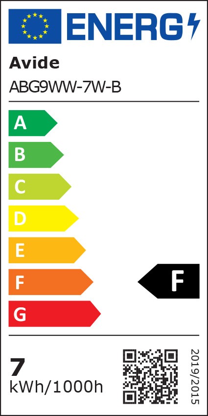 Avide LED 7W G9 220° Θερμό 3000K flat