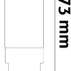 Avide LED 7W G9 220° Θερμό 3000K flat