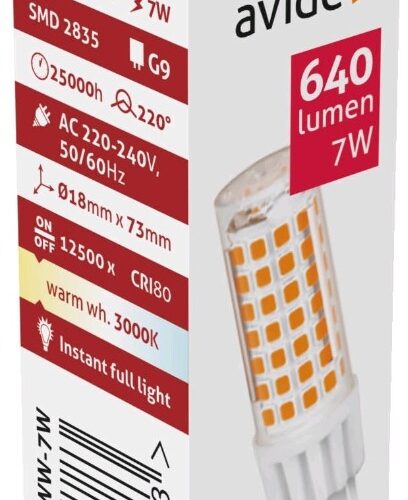 abg9ww-7w_avide-led-7w-g9-220_-ww-3000k.jpg Avide LED G9 7W 220° Θερμό 3000K