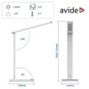 Avide LED Φωτιστικό Γραφείου Scott Άσπρο12W