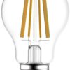 Avide LED Filament Κοινή 10.5W E27 A65 360° Θερμό 2700K Υψηλής Φωτεινότητας