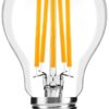 Avide LED Filament Κοινή 12W E27 A65 360° Θερμό 2700K Υψηλής Φωτεινότητας