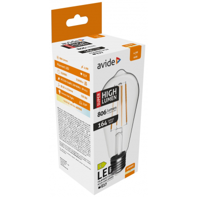 ablfst58nw-49w-shl_avide-led-filament-st58-49w-e27-nw-4000k-super-high-lumen-400x400-1.jpg Avide LED Filament ST58 4.9W E27 NW 4000K SHL