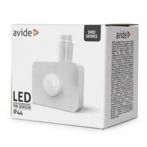 Αισθητήρας PIR προβολέα LED Avide Λευκό
