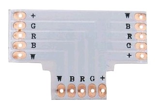abls12vrgbw-t-connector_avide-led-szalag-12v-rgb-w-t-eloszto.jpg Avide LED Ταινία 12V RGB+W T Σύνδεσης